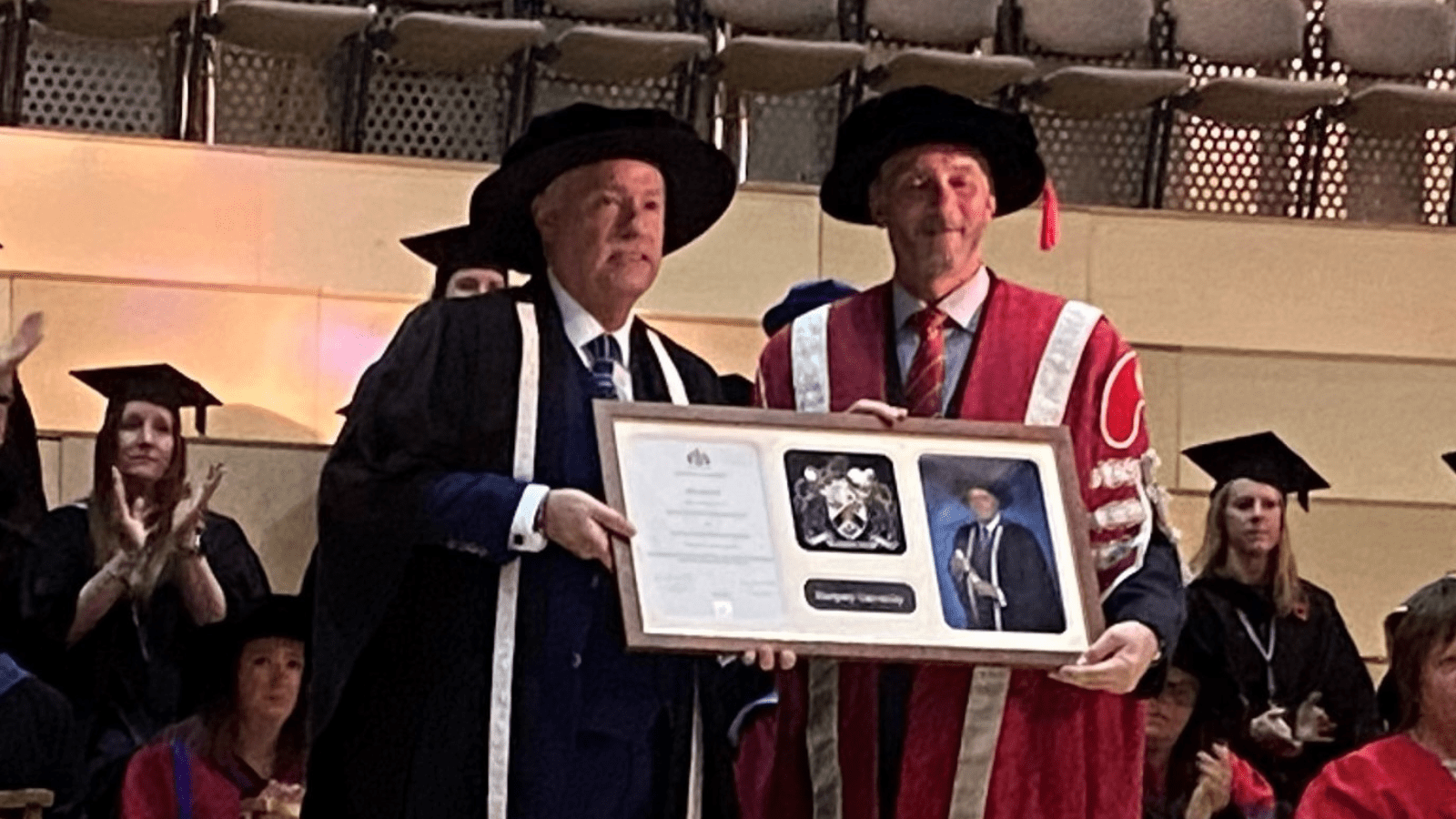 Nick Gazzard Receives Honorary Degree From University of Hartpury