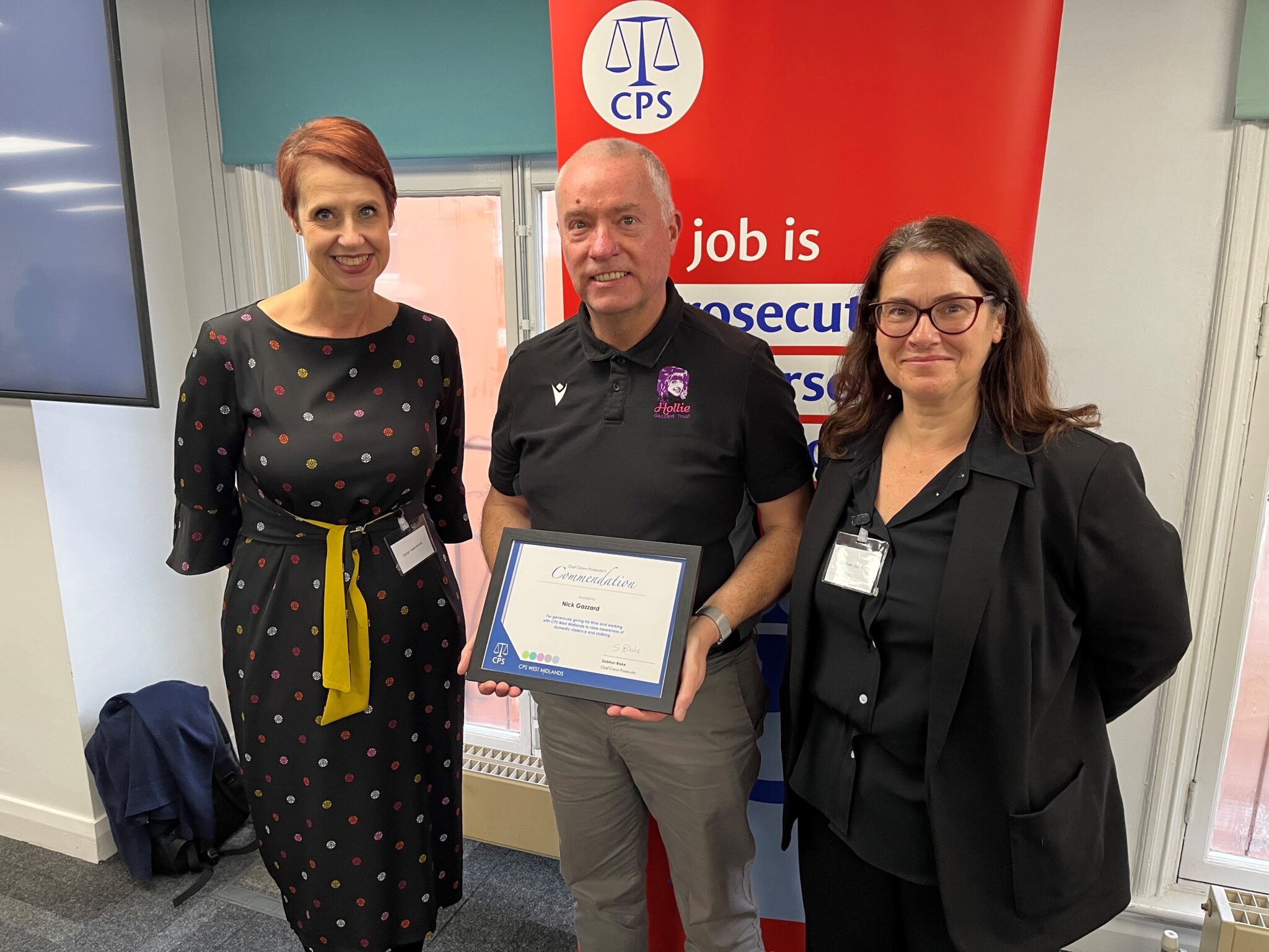 Nick Gazzard Awarded Commendation by West Midlands CPS